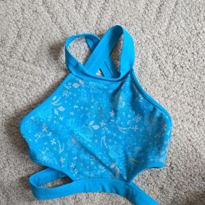Bloch Turquoise Dance Top Size 8/10